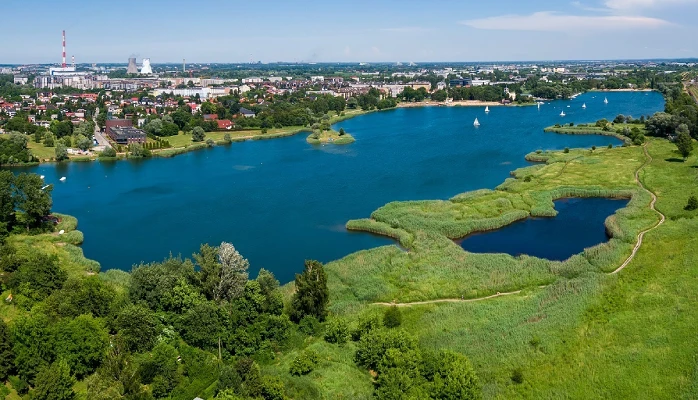 Lagune Bagry in der Nähe des Hostels